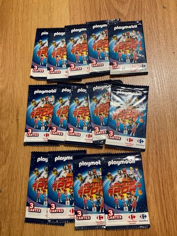 Lot carte playmobil / le monde du sport