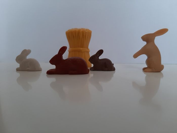 Playmobil lot enclos avec lapins et enfants - photo numéro 2