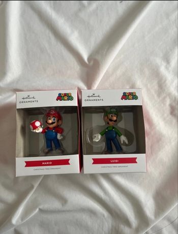 Décoration de Noël Mario Luigi officiel