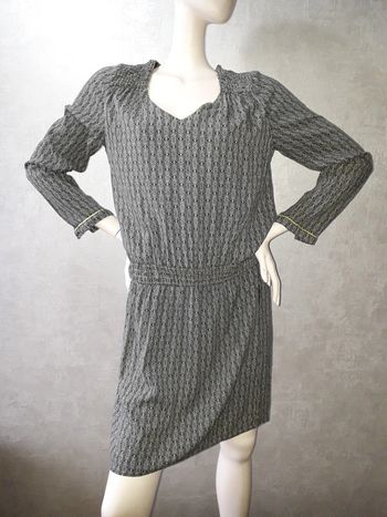 robe noire et blanche jacqueline riu taille 40