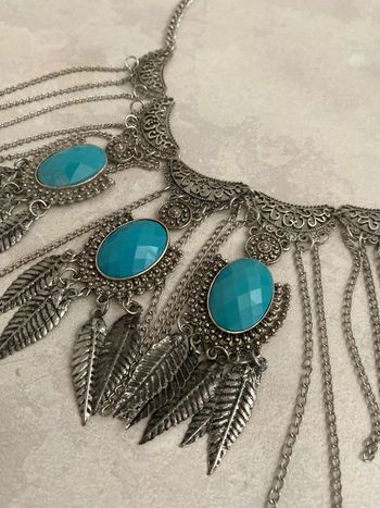 Collier fantaisie chaînes y2k 2000s