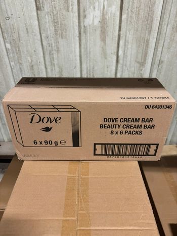 📦 Lot Dove 48 savons (8 packs de 6x90g) 🧼