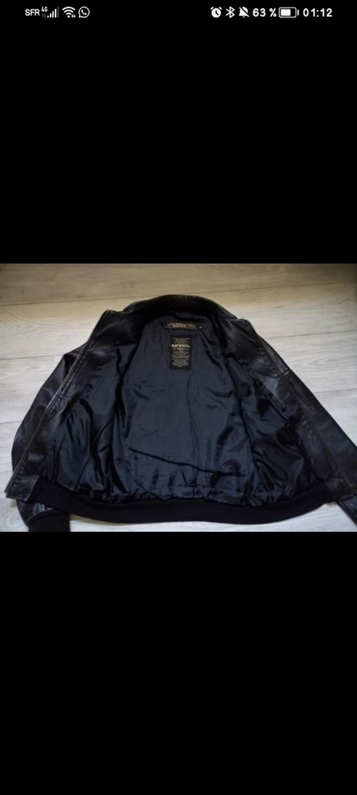 Veste en cuir véritable - photo numéro 9