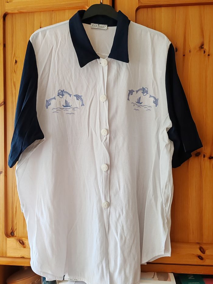 Chemise longue grande taille