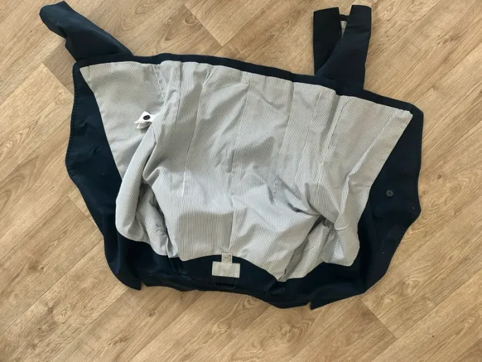 H&M, veste, blazer bleu marine, femme, taille 38 - photo numéro 3