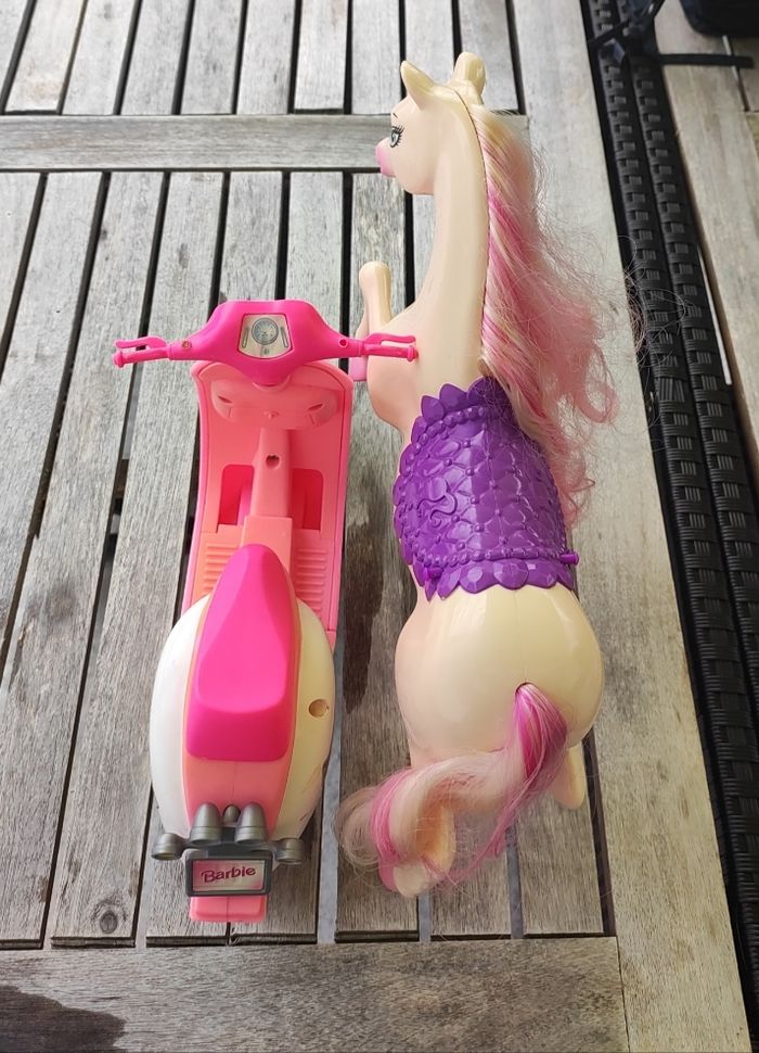 Cheval + scooter Barbie - photo numéro 2