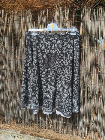 Jupe noir et blanche motif