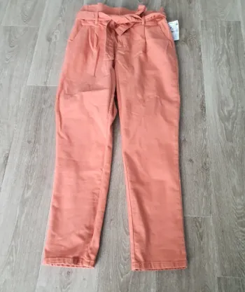 Pontalon paper bag à ceinture taille 38 neuf