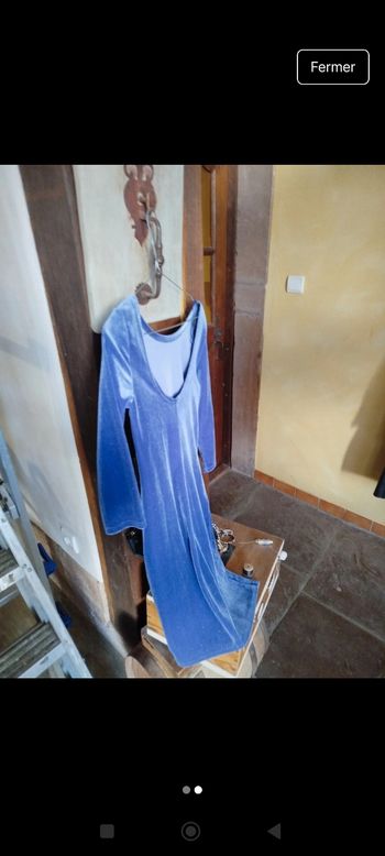 Robe de soirée dos nue