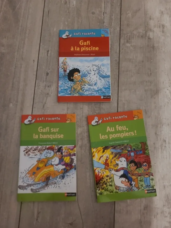 Lot 3 livres Gafi le fantôme