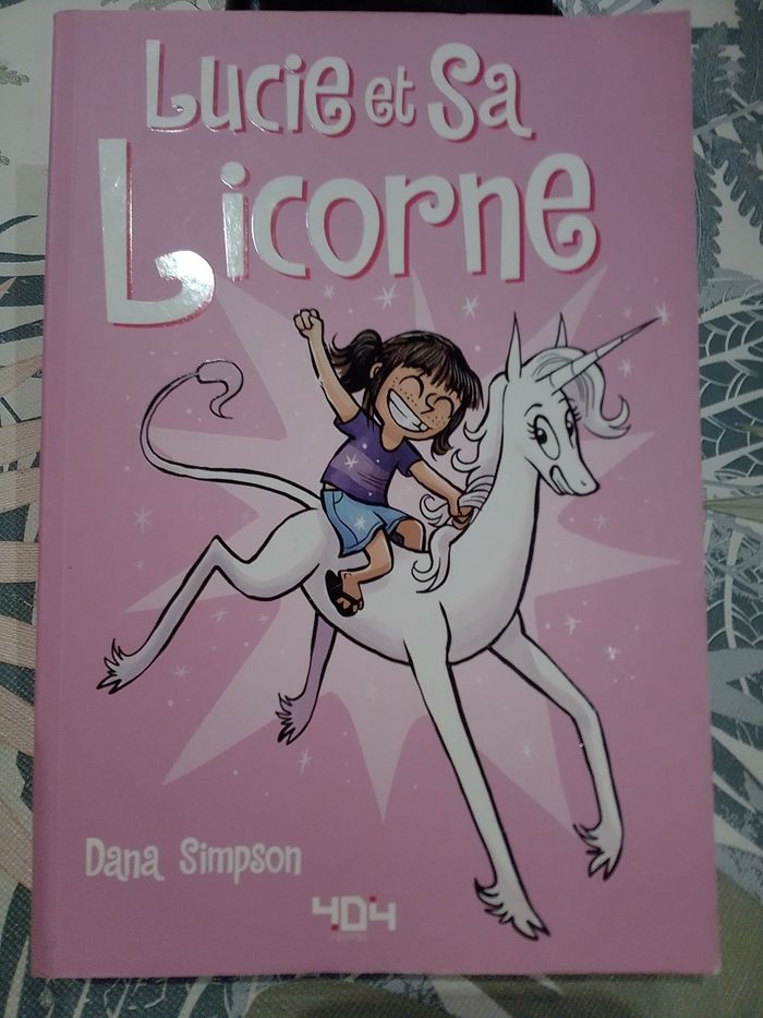 Livre BD "Lucie et sa Licorne" - Dès 8 ans