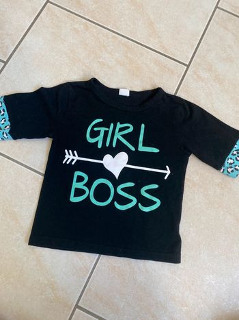 T-shirt fille 80 cm