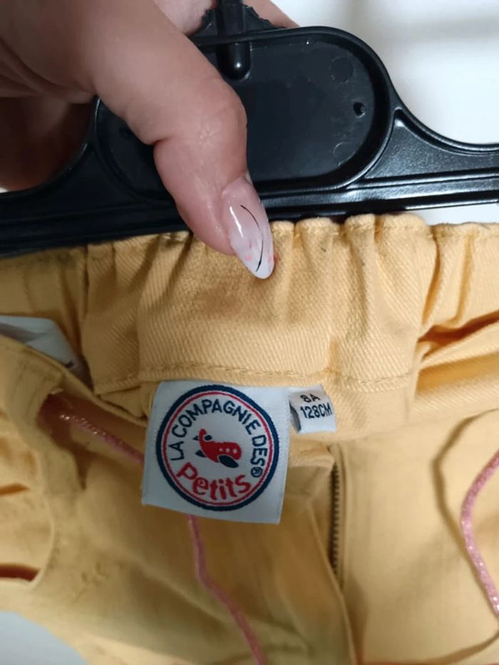 C3 jeans jaune La compagnie des petits 8 - photo numéro 3