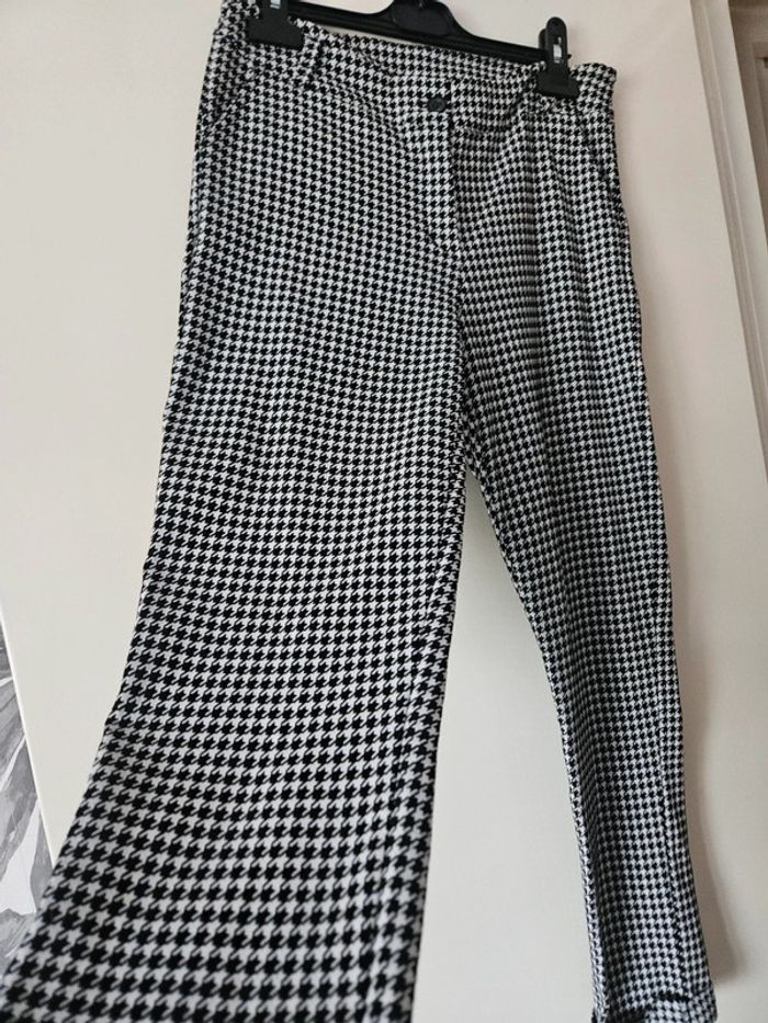 Pantalon court 3/4 à carreaux - photo numéro 2