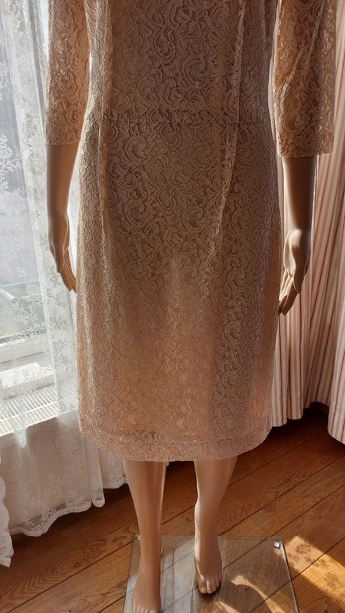 Robe chic rose pâle Just in Case taille 36 - photo numéro 5