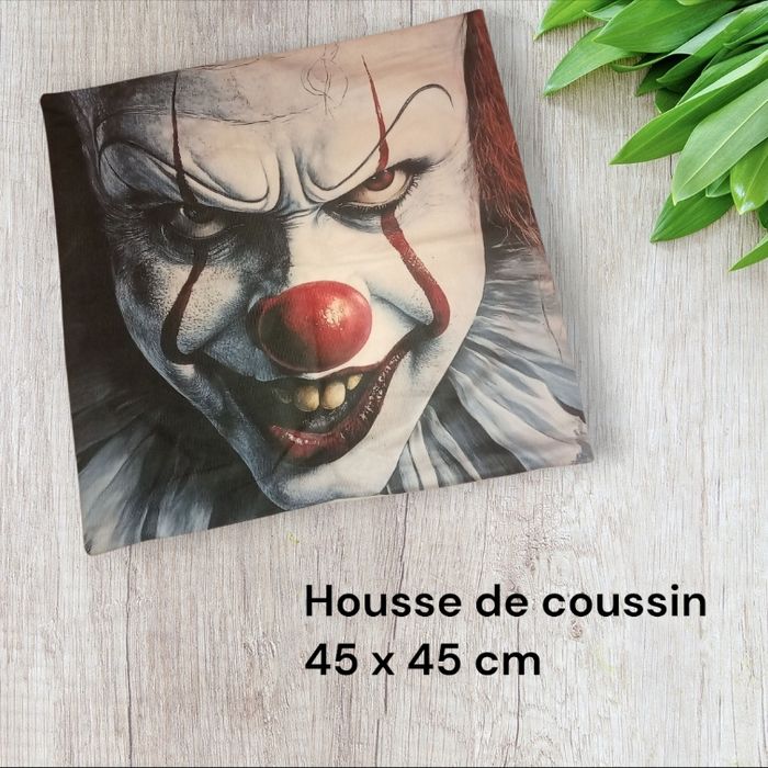Housse de coussin ça le clown pennywase