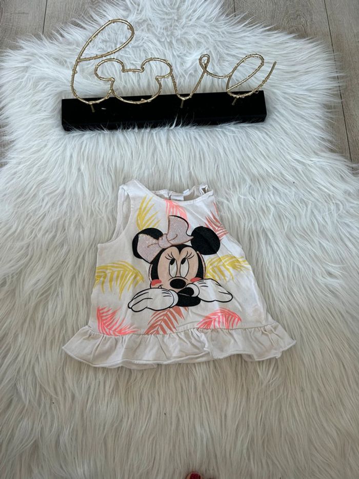 Tee shirt débardeur minnie 🥰 Disney taille 18 mois