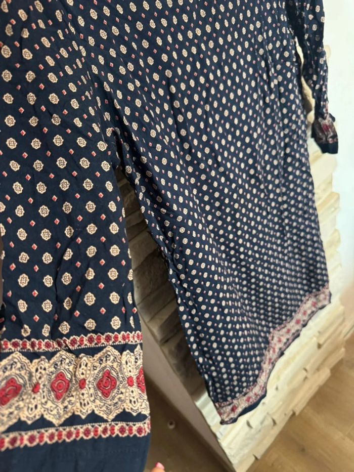 Robe manches 3/4 à motifs - photo numéro 3