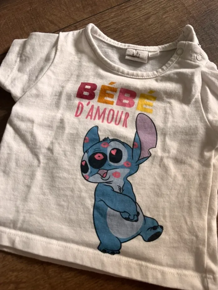 T-shirt Stitch 3 mois - photo numéro 3