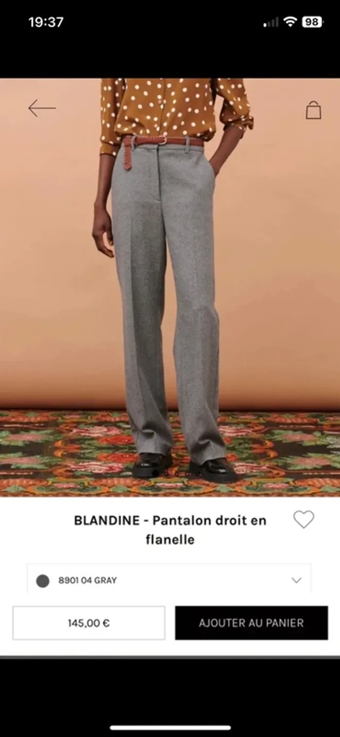 Pantalon Blandine comptoir des cotonniers - photo numéro 5