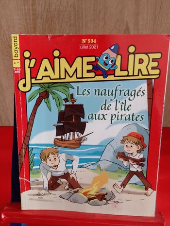 J'aime lire, n° 534 : Les naufragés de l’île aux pirates