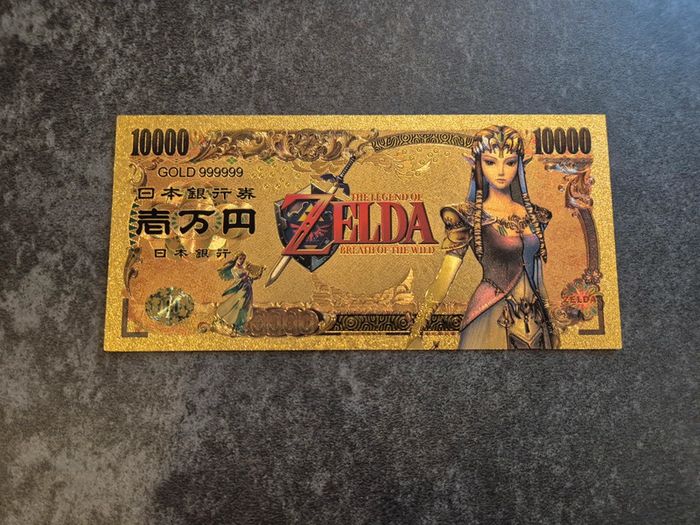 Billet OR à collectionner Link the Legend of Zelda