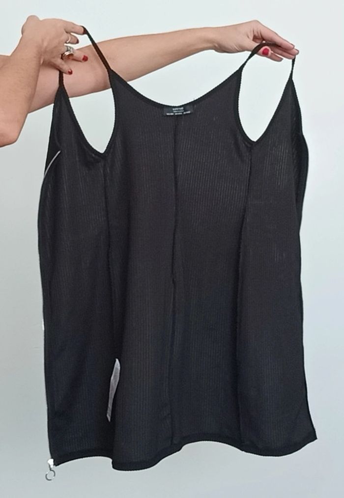 Mini robe zippée sexy Bershka - photo numéro 8