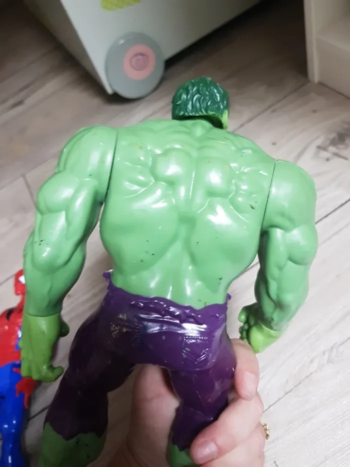 Lot de 3 figurines Marvel Iron Man, Spider Man et Hulk - photo numéro 8
