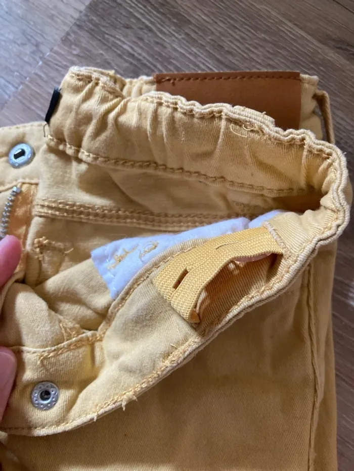 Pantalon jaune 2-3 ans tex - photo numéro 5