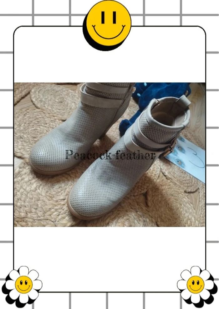 Bottines talons beiges 36 - photo numéro 3