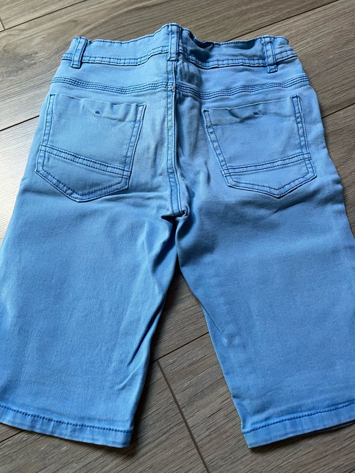 Short tape à l’œil garçon 9 ans bleu clair - photo numéro 4