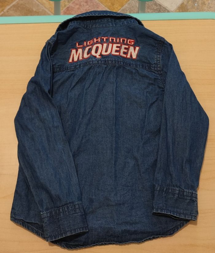 Chemise 🌿 en jean 🐦 Cars Disney ✨ 3 ans 🧸 - photo numéro 9