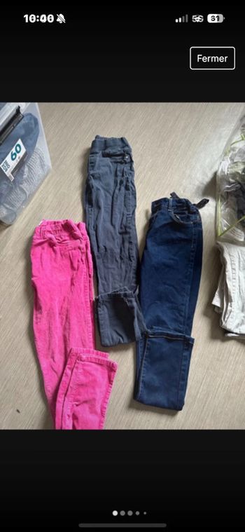 Lot 2 pulls okaidi et 3 pantalons