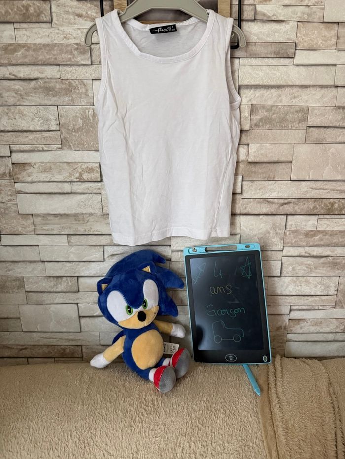 Lot de 2 maillots de corps Garçon - T4ans - photo numéro 2