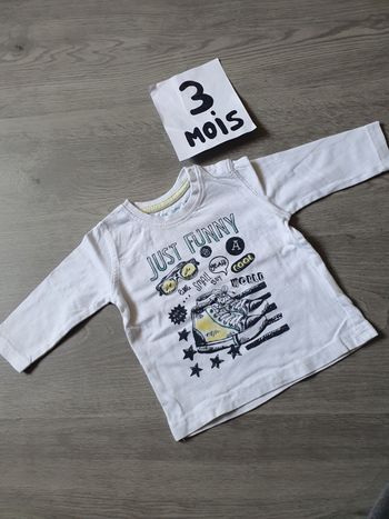 Maillot t-shirt 3mois garçon