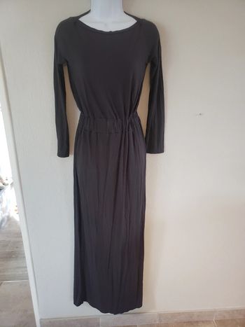 Robe longue manche longue