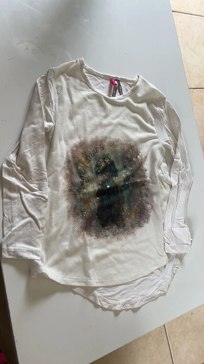 T-shirt manche longue fille