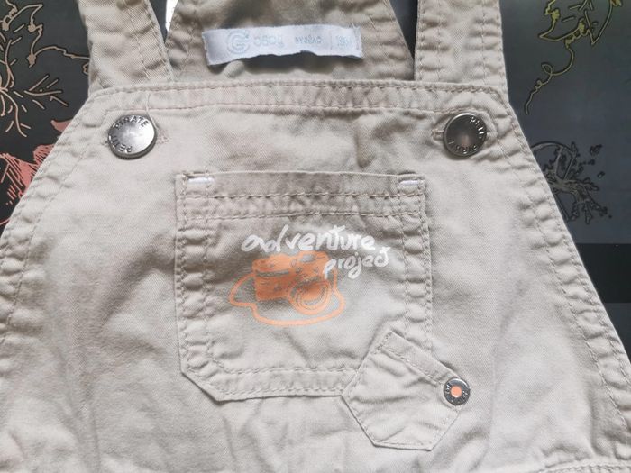 salopette courte taille 18 mois - photo numéro 2