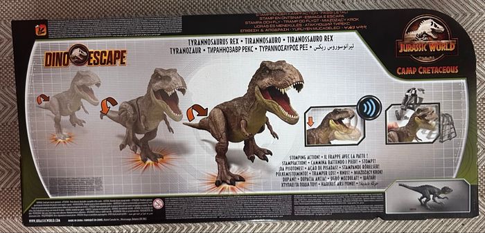 🦖 Tyrannosaurus Rex – Jurassic World Dino Escape – Mattel – Neuf 🦖 - photo numéro 2