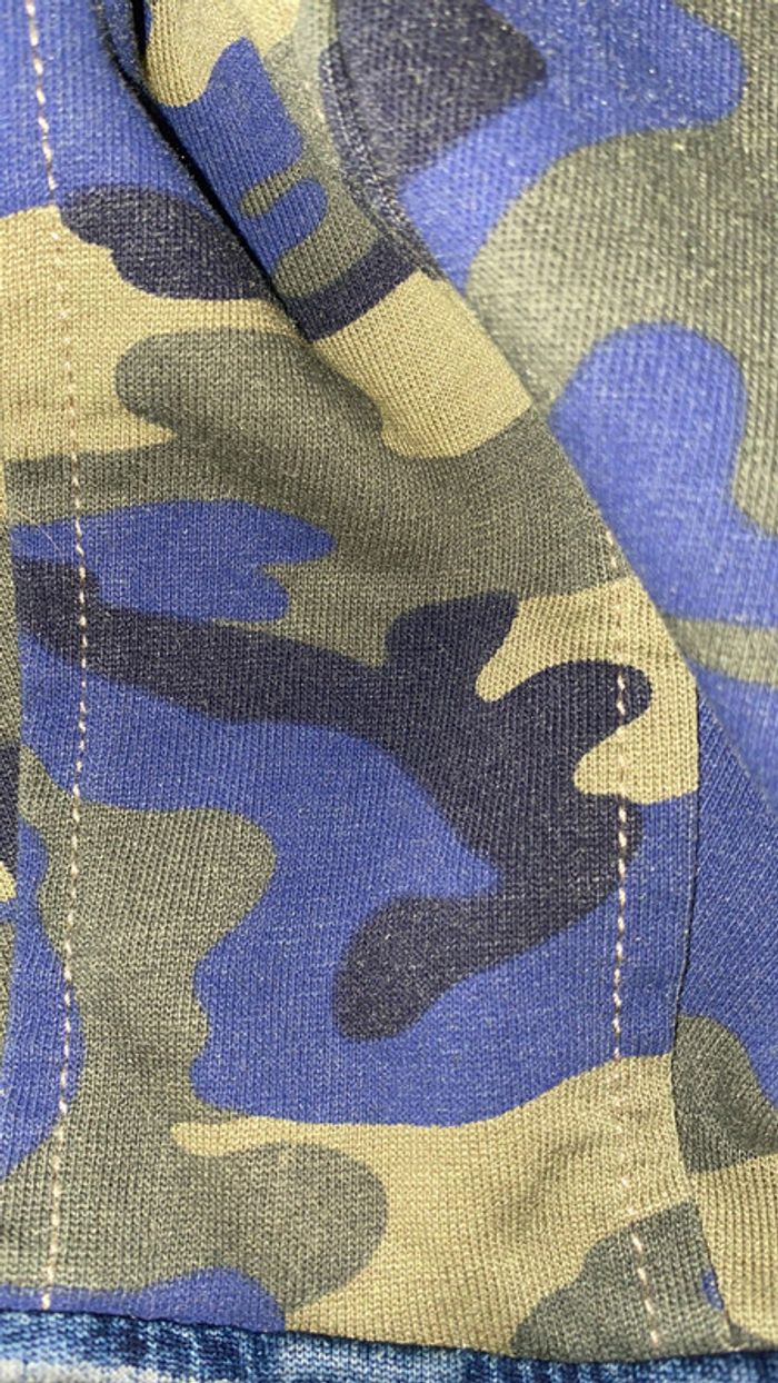 Veste en jean à capuche Benetton - photo numéro 9