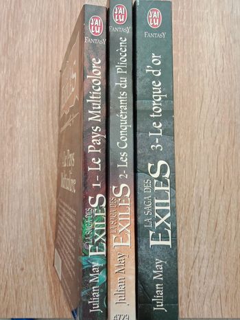 Lot Julian May 📚 La saga des exilés Tome 1, 2 et 3