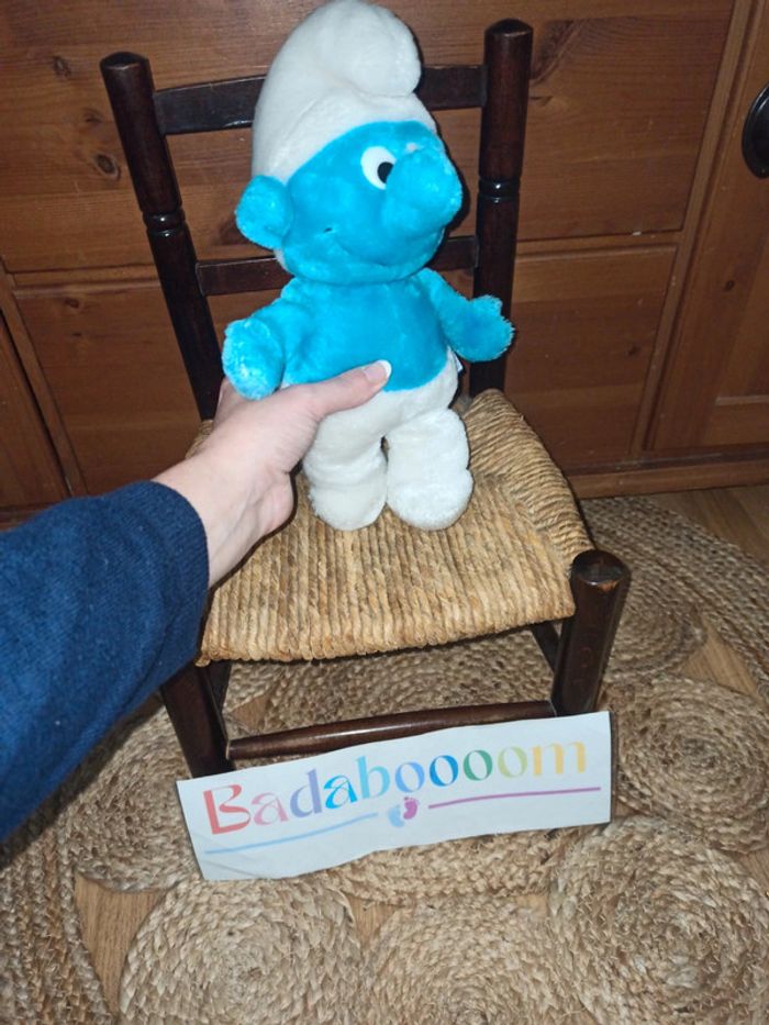 peluche Peyo 1981 Schtroumpf vintage tbe - photo numéro 2