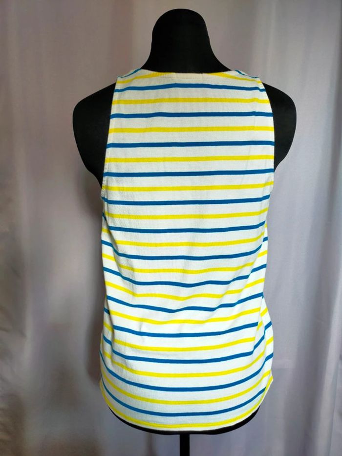 Débardeur marinière rayé – Petit Bateau – T. M - photo numéro 4