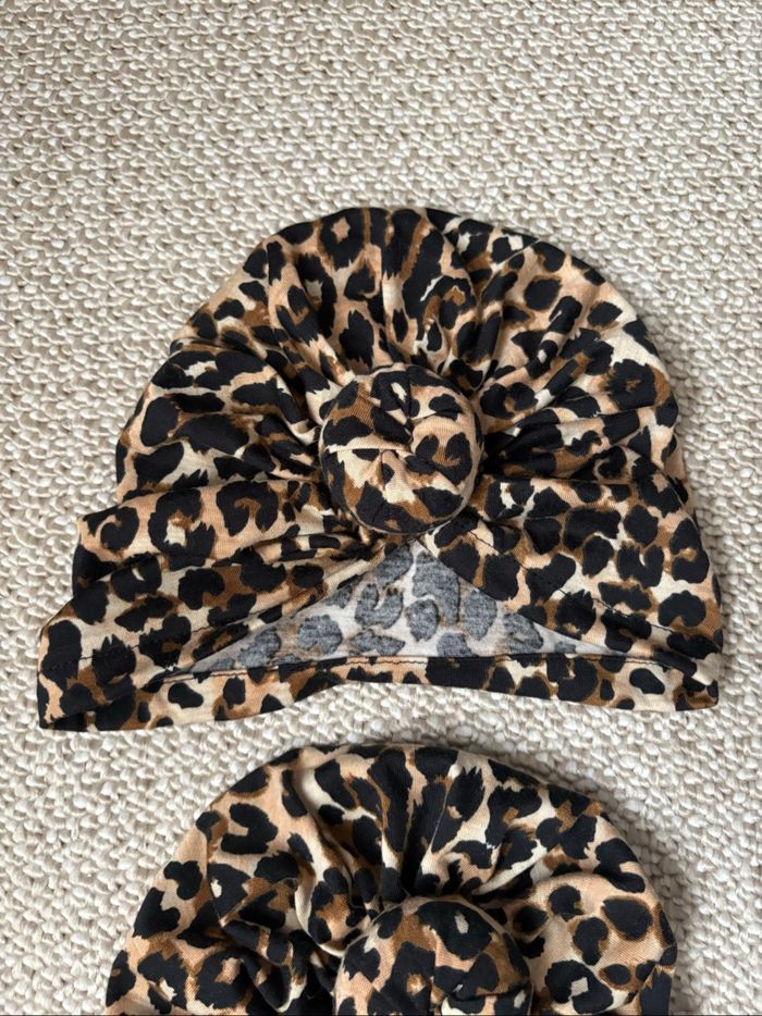Bonnet léopard matchy mère fille - photo numéro 2