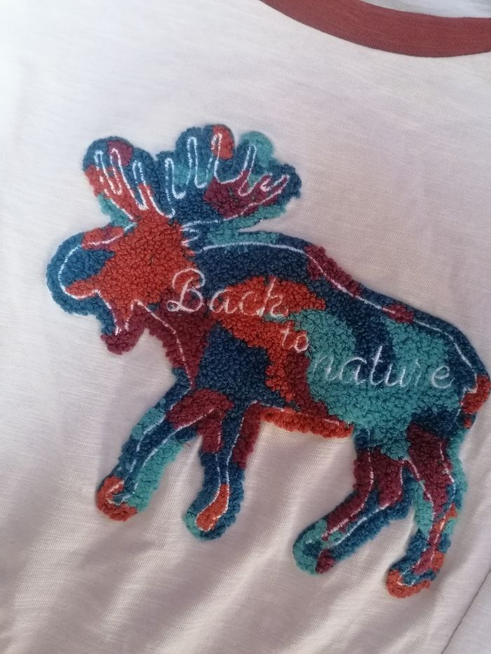 T-shirt manches longues 🦌 garçon 12 ans - photo numéro 4