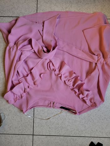 Haut rose zara basic