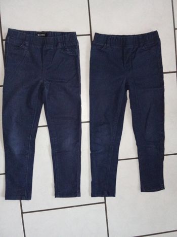 2 jeans fille 6 ans 