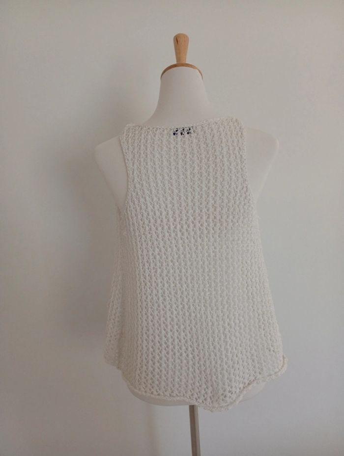 Gilet maille blanc Pimkie taille M - photo numéro 2