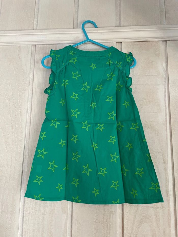 Robe légère verte étoiles - Tex - 4/5ans - photo numéro 2