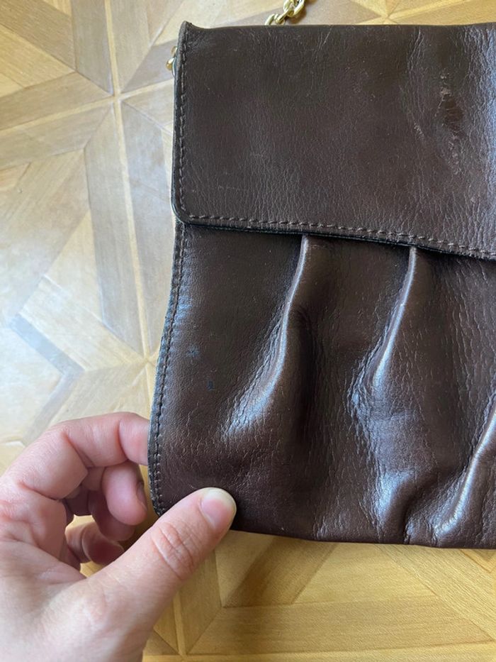 Sac en cuir marron Vintage - photo numéro 6